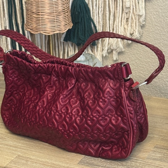 Elegant Red Quilted Women's Bag - Picture 2 of 3